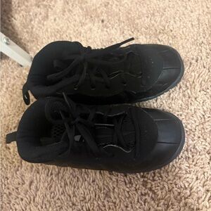 Nike Kids Black Lace-Up Sneakers